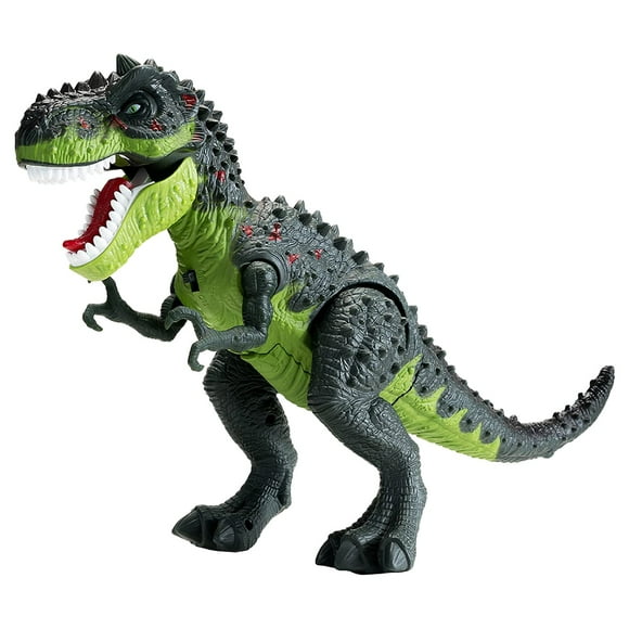 BINGLI Jouets Dinosaures Électriques Marcheurs pour Enfants - Petit Jouet Tyrannosaure avec Flamme Simulée et Sons Réalistes, Meilleur Cadeau pour Garçons et Filles de 3-5 4-6 5-7 Ans