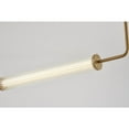 thumbnail image 3 of Bethel International LED Chandelier  Brass Stainless Steel & Glass, 3 of 5