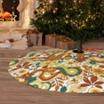 thumbnail image 6 of Yiaed Vintage Floral Print Christmas Tree Skirt , Tree SkirtsTree Mat for Christmas Winter Holiday Indoor Decorations-36", 6 of 7