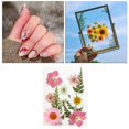 thumbnail image 2 of 13 piezas de flores secas prensadas, hojas de flores secas naturales para suministros de arte de uñas, Rosado, 2 of 9