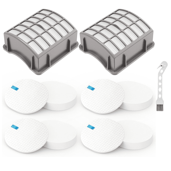 Filters Replacement for Shark Navigator Professional NV60, NV70, NV71, NV80, NVC80C, NV90, NV95, UV420 for Shark Rotator Professional XL Capacity NV90 Replacement Parts XFF80 XHF80