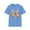Carolina Blue, variant on Butterfly Shirt, T Shirt with Butterfly, Monarch Shirt