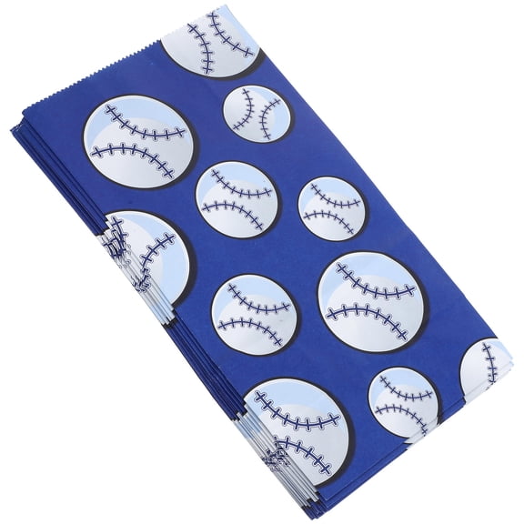 CTIRCHIU 10Pcs Sports Themed Bag Paper Reusable Holding Gifts for Birthday Party Family Members