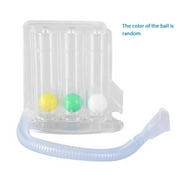 ZAZZIO Three-Ball Apparatus Vital Capacity Breathing Trainer Incentive Spirometer Lung Breathing Exerciser Rehabilitation Training
