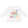 thumbnail image 3 of Inktastic My Nonna and Nonno Love Me Grandchild Boys or Girls Long Sleeve Toddler T-Shirt, 3 of 5