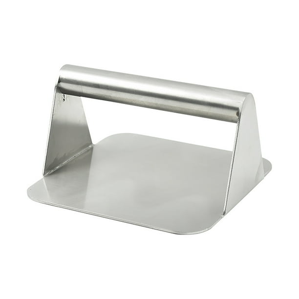 Flat Grill Bacon BBQ Professional Griddle Burger Press Stainless Steel