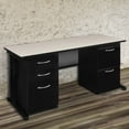 thumbnail image 3 of Regency Fusion 72 x 30 in. Teachers Desk with Double Pedestal Drawer Unit- Maple, 3 of 8