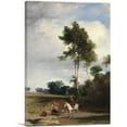 thumbnail image 1 of ARTCANVAS Roadside Halt 1826 Canvas Art Print by Richard Parkes Bonington - Size: 12" x 8" (0.75" Deep), 1 of 9