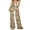 Gold, variant on Metallic Glitter Wide Leg Pants for Women – High Waist, Elastic Pull-On, Flowy Casual Trousers with Pockets, Stretch Sparkly Sequin Bottoms for Party, Club, Night Out & Everyday Comfort