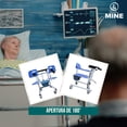 thumbnail image 2 of Silla de Ruedas para Adultos Mayores 4 en 1 | Silla de Ruedas, Baño, Grua y WC | Ideal para Movilidad Reducida y Adultos Mayores, 2 of 9