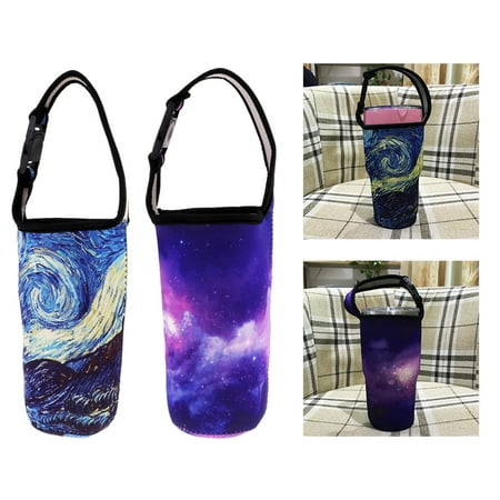 

2pcs Portable Tumbler Carrier Holder Pouch for 30oz Vacuum Travel Insulated Mug Gifts