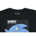 thumbnail image 4 of Sonic The Hedgehog Boys' Checkerboard Sonic Head Graphic Print T-Shirt, 4 of 7
