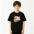 thumbnail image 2 of Bruh We Back Cartoon Pencil Character Boys Graphic Tee Funny Back To School Toddler Tee 100% Cotton Kids Short Sleeve T-Shirt, 2 of 5
