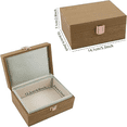 thumbnail image 7 of JXE JXO Faraday Key Protector Box, Faux Leather and Wood Signal Blocking Cage for Car Key Fob, Rfid Shielding Anti-Theft Mini Storage Case, 7 of 7