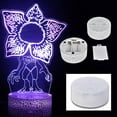 thumbnail image 1 of Stranger Things Demogorgon 3d Illusion Night Light 16 Colors Desk Lamp With Remote Control Kids Room Decor Gift, 1 of 5