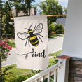 thumbnail image 5 of JOOCAR Bee Kind Spring Summer Garden Flag Vertical Double Sided Burlap Yard Lawn Patio Outdoor Decoration 12 x 18 Inches, 5 of 6