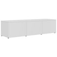 thumbnail image 2 of TV Stand Charmma TV Cabinet White 47.2"x13.4"x11.8" Chipboard, 2 of 9