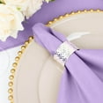 thumbnail image 5 of Balsa Circle 5 Pieces 20" Polyester Fabric Napkins Lavender, 5 of 8