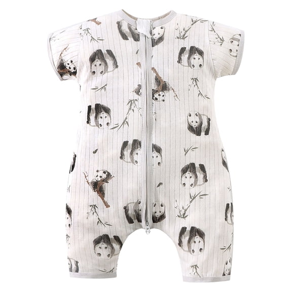 XZNPDUCQ Infant Boys Girls Summer Romper One Piece Jumpsuit 6-9 Months Baby Rompers Summer Newborn High Stretch Solid Color Breathable Cotton With Front Button Closure