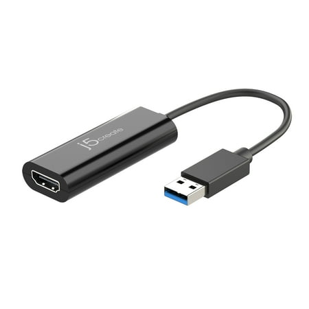 j5create, USB™ to HDMI™ Multi-Monitor Adapter, Windows® /macOS® Compatible, JUA258