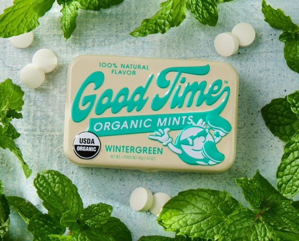 Good Time Organic Mints - Peppermint | Organic Cane Sugar, Natural