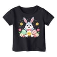 thumbnail image 7 of ZXLBBD Easter Kids Short Sleeve Graphic T Shirt for Girls Boys Fashion Outdoor Holiday Tee Top Relaxed Fit Casual School Wear, 7 of 7