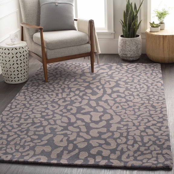 BoutiqueRugs Neoma Contemporary Area Rug - Gray - 2' x 4'
