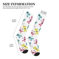 thumbnail image 2 of Compression Socks For Women And Men - Yellow Blue Pink Dragonfly Compression Socks Circulation For Workout, 2 of 2