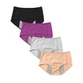 thumbnail image 2 of Gustave Women Period Underwear Leakproof Breathable Hipster Panties Menstrual Postpartum Comfort Cotton Protective Briefs Underpants for Teen Girls, 4 Pack, 2 of 7