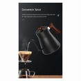 thumbnail image 3 of 900ml Gooseneck Electric Kettle Smart Temperature Control Pot 1200W Rapid Heating Kettle 304 Stainless Steel Liner (US), 3 of 7