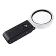 thumbnail image 3 of LED Loupe Loupe, LED Loupe ABS Loupe de Poche Loupe de Poche Valeur Imbattable, 3 of 8