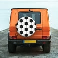 thumbnail image 6 of Zufioo Soccer Ball Print Car Tire Dust Cover, Adjustable Tire Protector Cover Anti-UV, Car Accessories for Trucks, SUVs, Vans-14 inch, 6 of 6