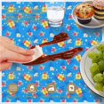 thumbnail image 6 of Pioneer Flower Floral Print Pattern Round Tablecloth 60 X 60 Inch, Wrinkle Resistant Wipeable Table Cloth for Kitchen Dining Picnic Patio Party, 6 of 6