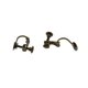 thumbnail image 5 of 10 piezas de clips de pendientes de tornillo ajustables almohadilla de alambre de oreja para hallazgos de joyería Bronce Baoblaze Clips ajustables del pendiente del tornillo, 5 of 8