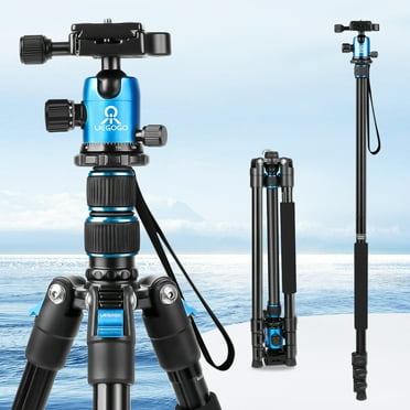 UEGOG 82 inches Heavy Duty Tripod for Camera and Phone, DSLR Binoculars Spotting Scope Camcorders Video Tripod Stand, 360 Degree Ball Head, 35 lbs Loads