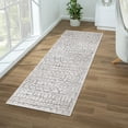 thumbnail image 4 of Luxe Weavers Modern Geometric Shapes Mushroom 2x7 Runner Rug, 4 of 9