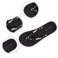 thumbnail image 6 of ibiyuan Cushioned Flip Flops Women Black Thong Sandals Non- Tpr Sole Open Toe Slippers for Women Breathable Orthofeet Shoes for Women, 6 of 9