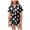 White, variant on OJSFQUFP Girls Shorts Set Toddler Short Sleeve Print Shirts Tops Pants Outfits Button