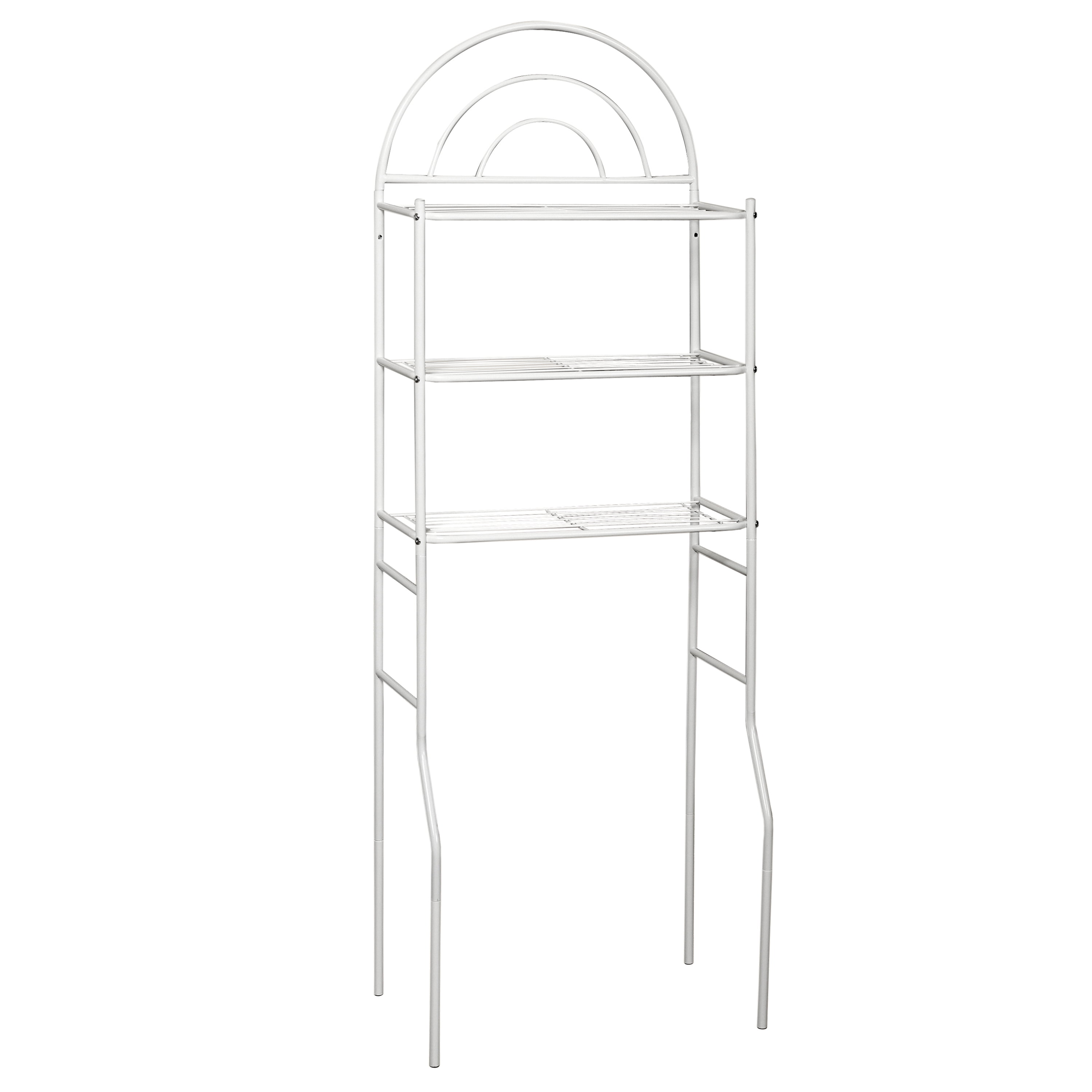 Zenna Home Metal ArchStyle 23.38"W x 12.25"D x 68"H 3Shelf Bath