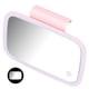 thumbnail image 5 of Espejo liderado para para visera solar, espejo de maquillaje para visera solar para coche, luces led envolventes, enchufe de tálil de pantalla y juega con clip trasero retrápil, 5 of 7