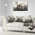 thumbnail image 3 of Designart Old Bicycle and Cracked Wall - Photography Throw Pillow - 12x20, 3 of 5