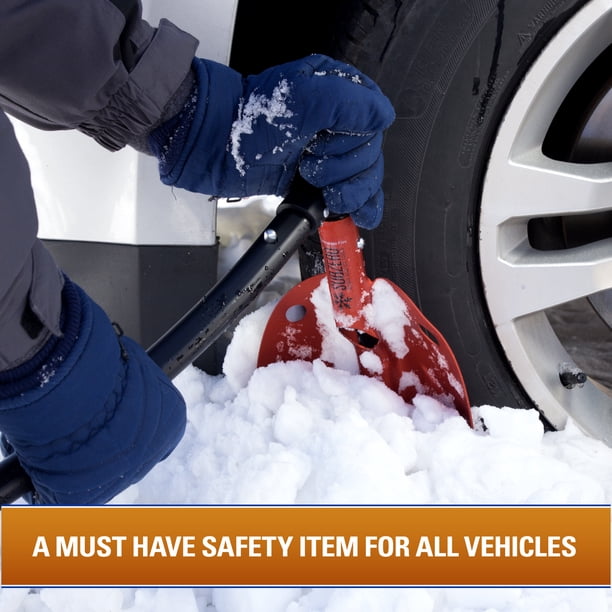 Free Shipping! SubZero Heavy-Duty Aluminum Emergency Snow Shovel
