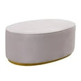 thumbnail image 2 of TOV Furniture Scarlett Velvet Ottoman, 2 of 6
