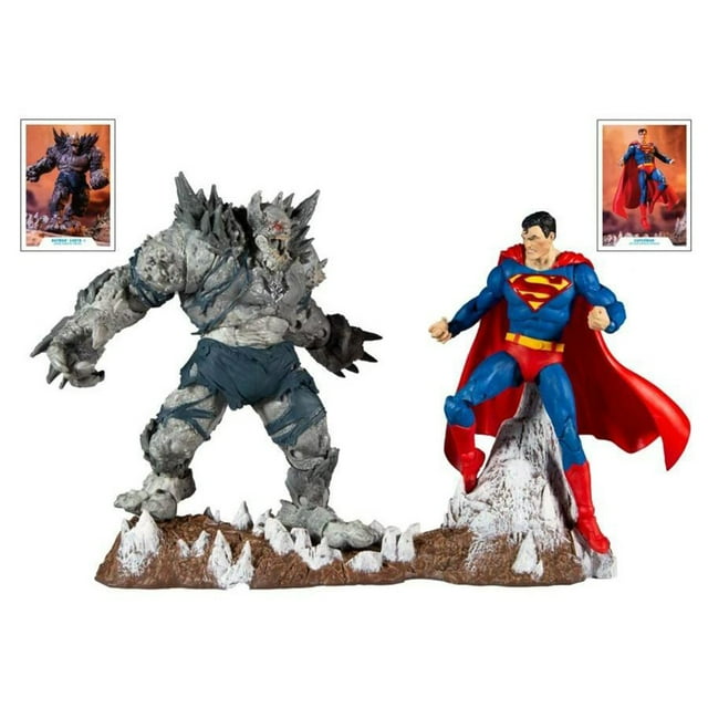 Figura de Accion McFarlane Toys DC Collector Superman vs Devastator 2 Pack Figura Coleccionable
