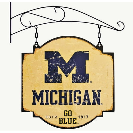 - Michigan Wolverines Winning Streak Vintage Tavern Pub Bar Metal Sign (16