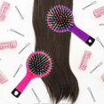 thumbnail image 2 of Pack of 2 Rainbow Volume Brushes Detangling Hair Brushes Hair, 2 of 5