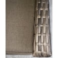 thumbnail image 2 of Barbados Two-Tone Dark Gray/Light Gray Wicker Coffee Table, 2 of 3