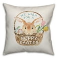 thumbnail image 2 of Creative Products Easter Basket Watercolor 18x18 Spun Poly Pillow, 2 of 3