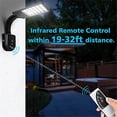 thumbnail image 3 of 30 LED Solar Light Landscape Garden Outdoor Motion Sensor Wall Lamp with Remote Control - Black, 3 of 5