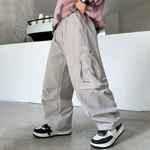 Kids Boys' Pants Boys Jogger Pants Elastic Waist with Pocket Classic Fit Sweat Pants for Boys Hop Pants Boys Sweatpants 8-9 Years